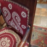 Empire style armchair in mahogany