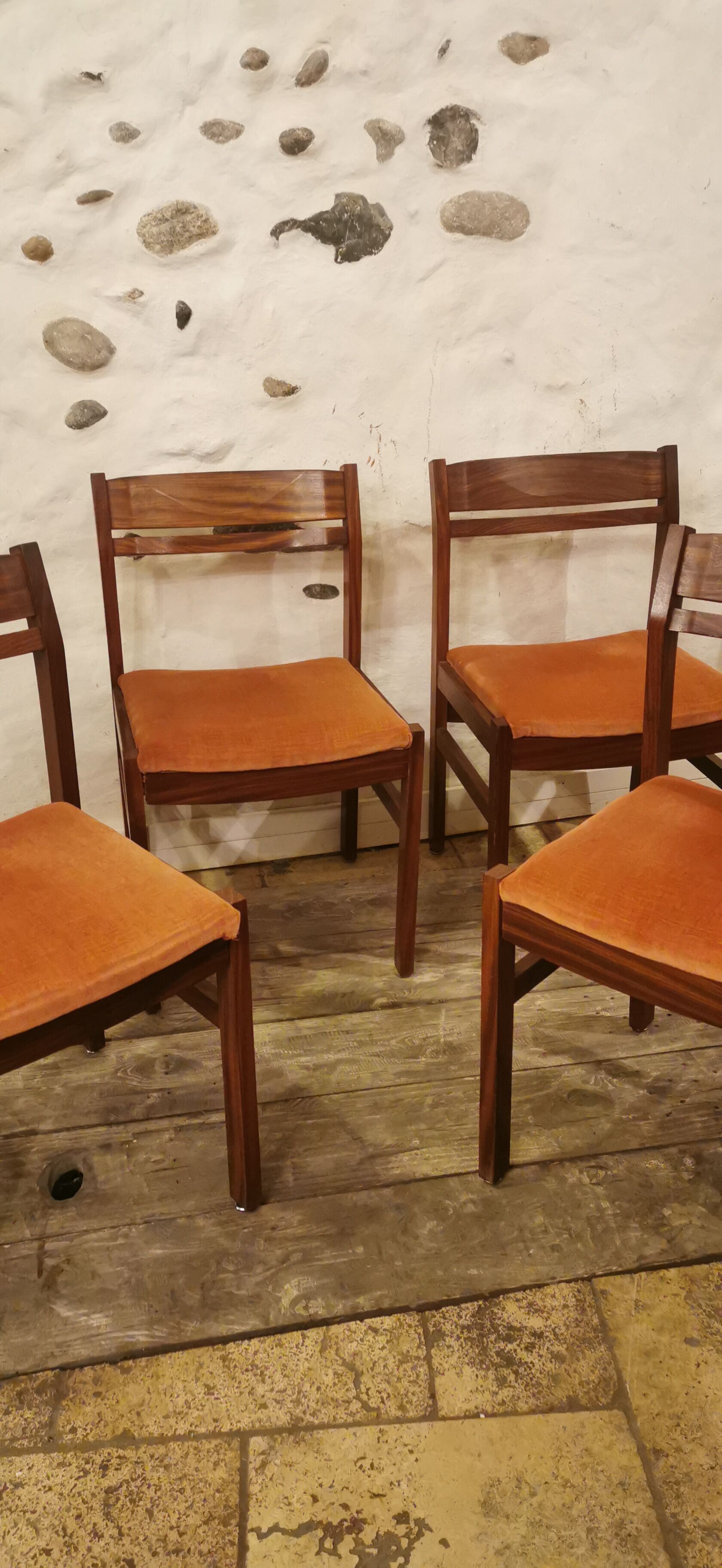 Set of 4 Danish Scandinavian chairs