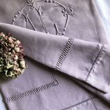 Ancient drap in pure lin ballerina