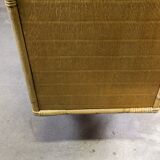 Enfilade en rotin design vintage