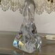 Antique Baccarat Crystal Twisted Bedside Lamp