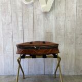 Vintage hotel luggage rack