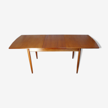 Scandinavian vintage extendable rectangular table