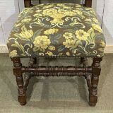 Set of 6 louis xiii beech chairs from the 1950s