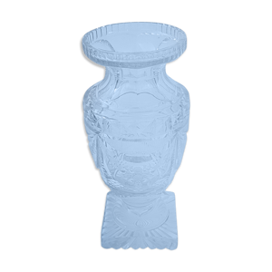 Vase cristal taillé forme Médicis