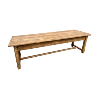 Table de ferme en hêtre massif, années 50