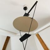 Lamp Italian design inverted triangle Mario Botta year 80