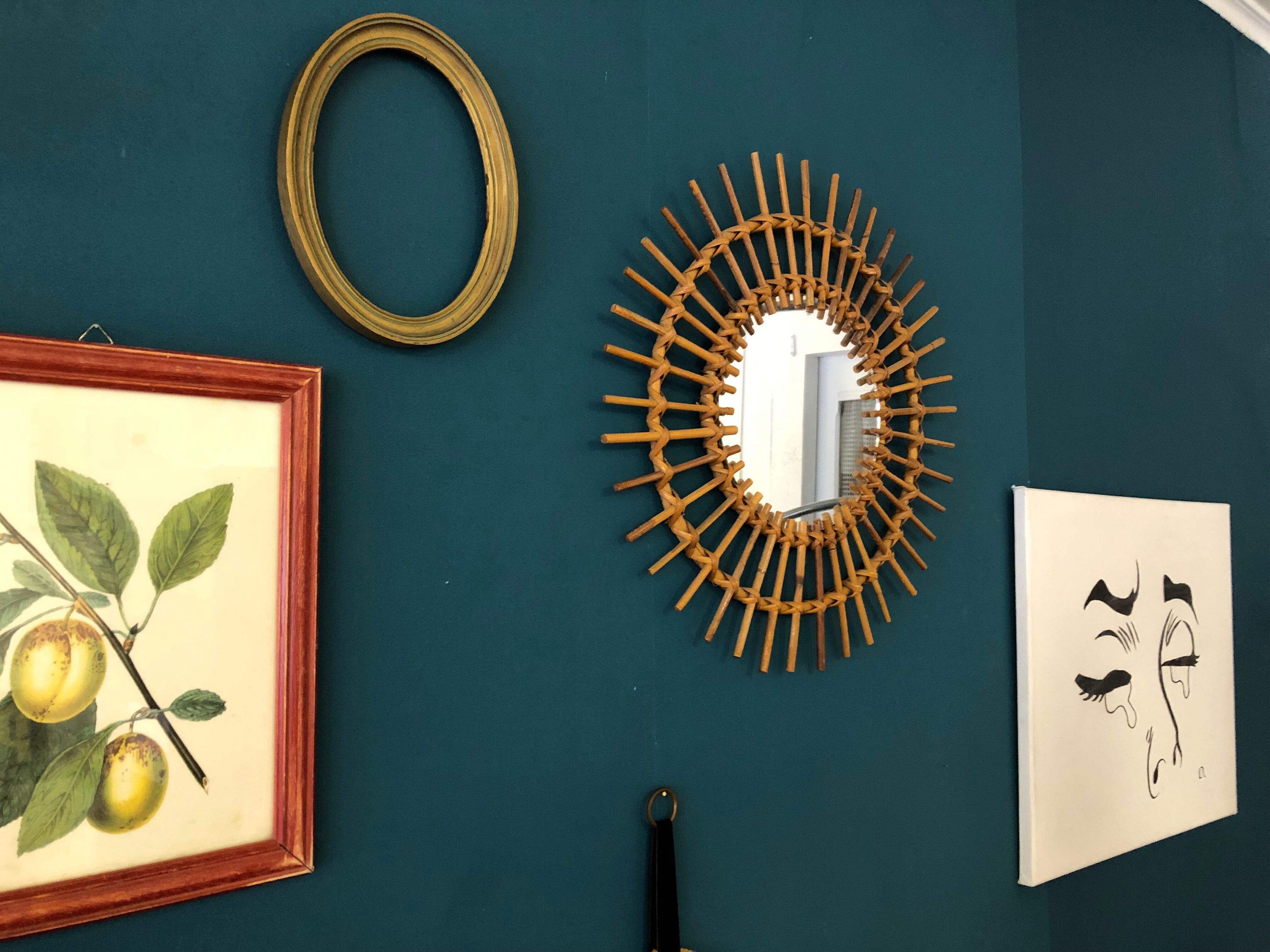 Bamboo sun mirror
