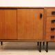 Vintage sideboard in wood and metal, 1960s