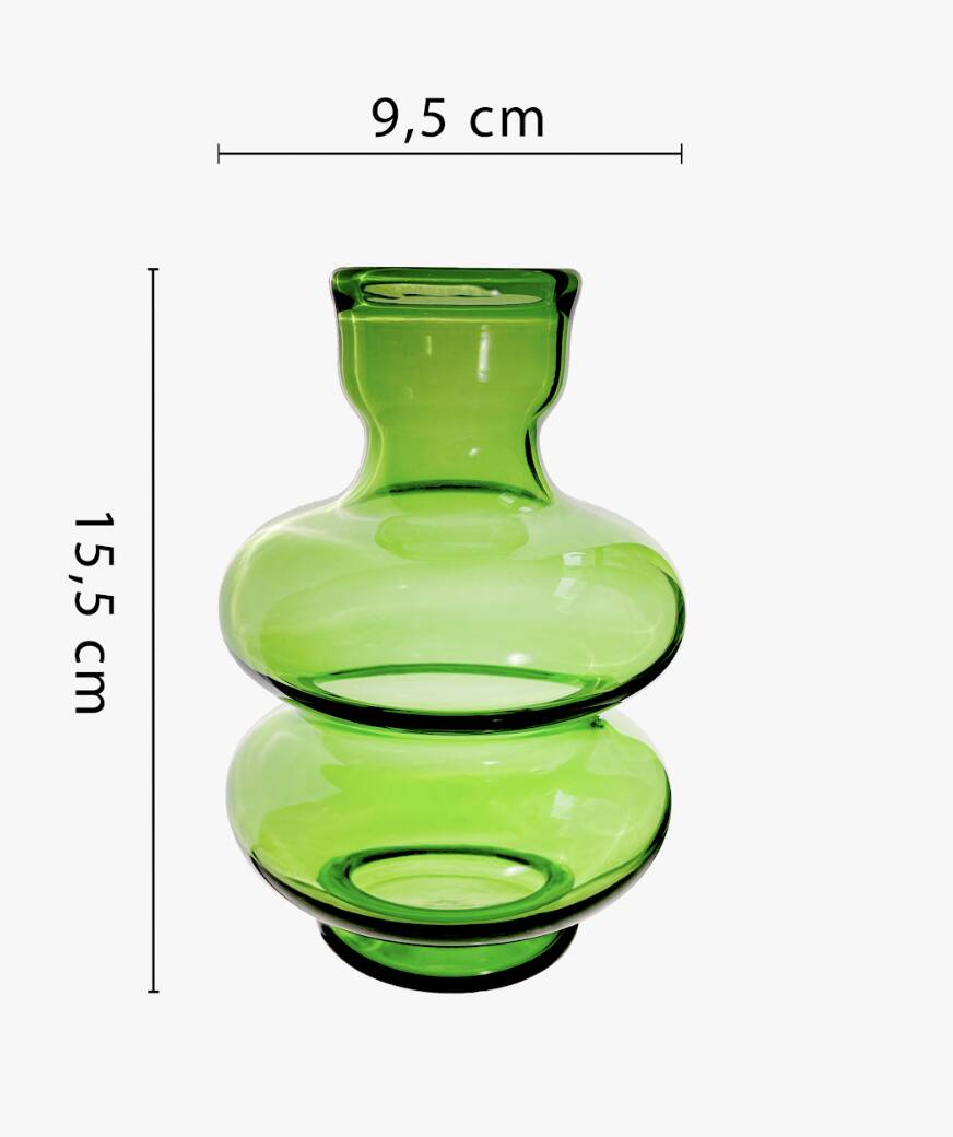 Green vase