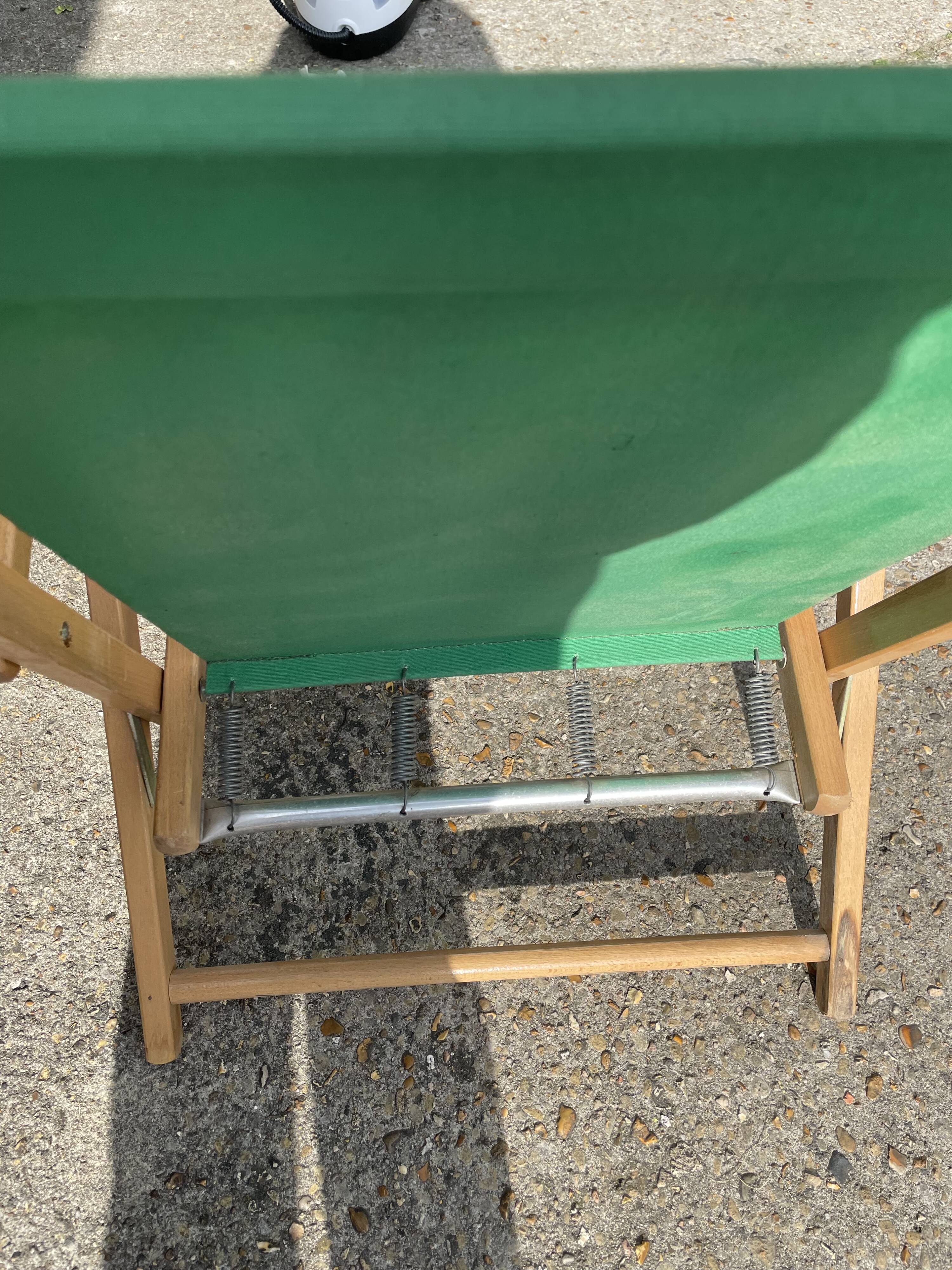 Vintage folding armchair