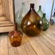 Dame-jeanne viresa couleur ambre vintage