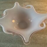 Vintage pink glass paste cup