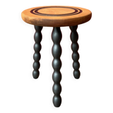 Wooden tripod stool