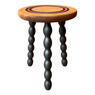 Wooden tripod stool