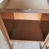 Pair of boarding school bedside tables