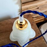 Marbled glass tulip walker