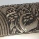 Mirror art deco grey silver pom pom rope