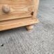 Commode anglaise rénovée en bois massif 1970