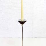 Scandinavian candle holder diabolo shape 1970