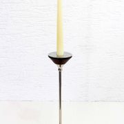 Bougeoir scandinave forme diabolo 1970