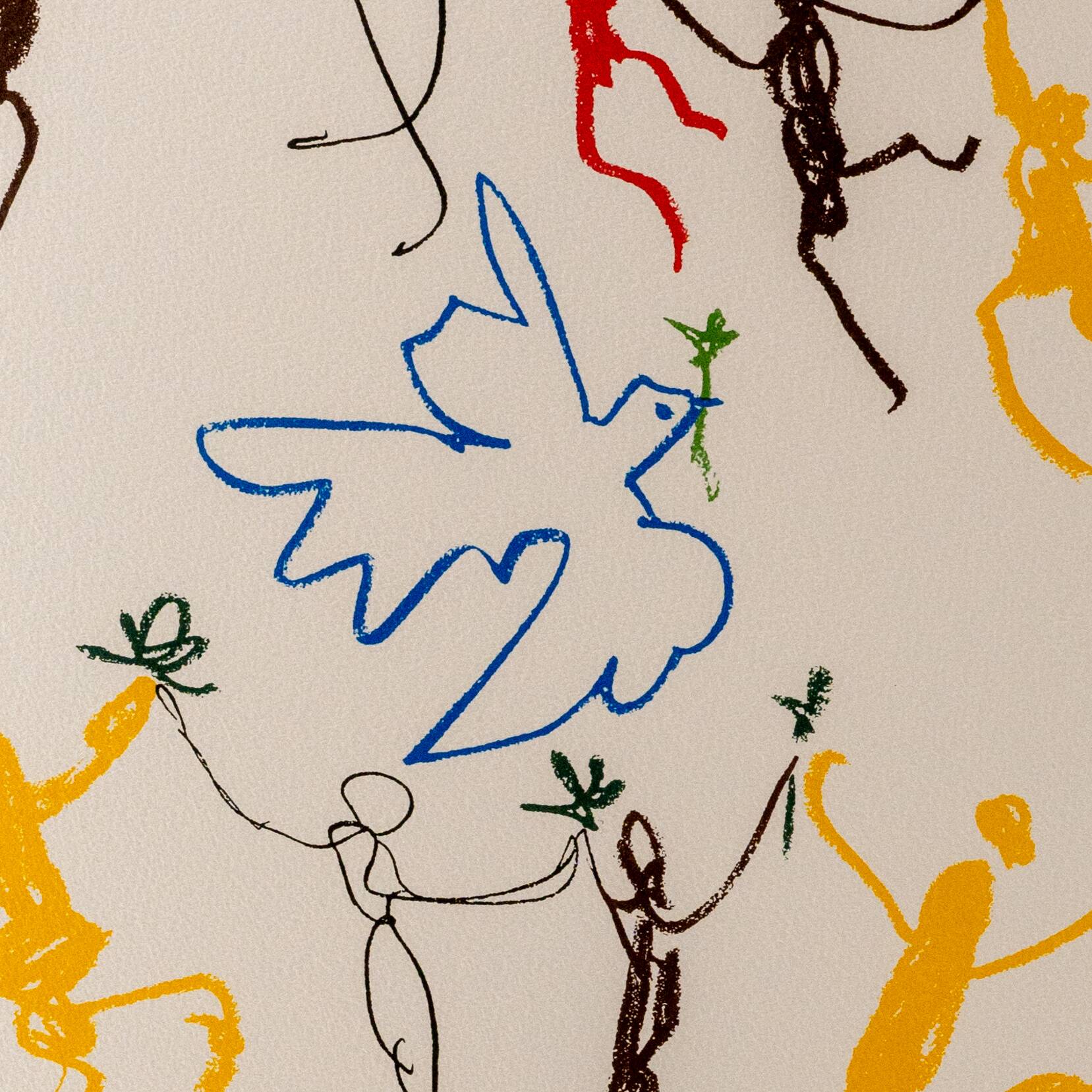 Pablo Picasso: Round of Youth, signed lithograph