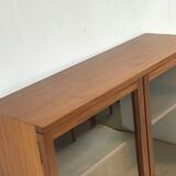 Mid-century teak and glazed display cabinet by J Nissenbaum & Son Ltd., 1970s