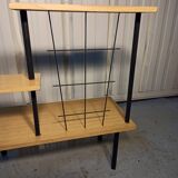 Shelf of the 50s-60s on 3 levels