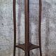 Two-tier plant stand in the English Arts & Crafts style circa 1900.