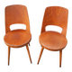 Paire de chaises Baumann modèle "Mondor"