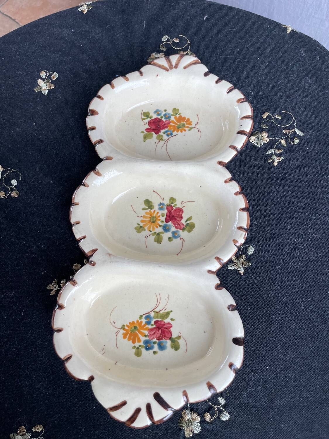 Jérôme Massier Vallauris compartment dish