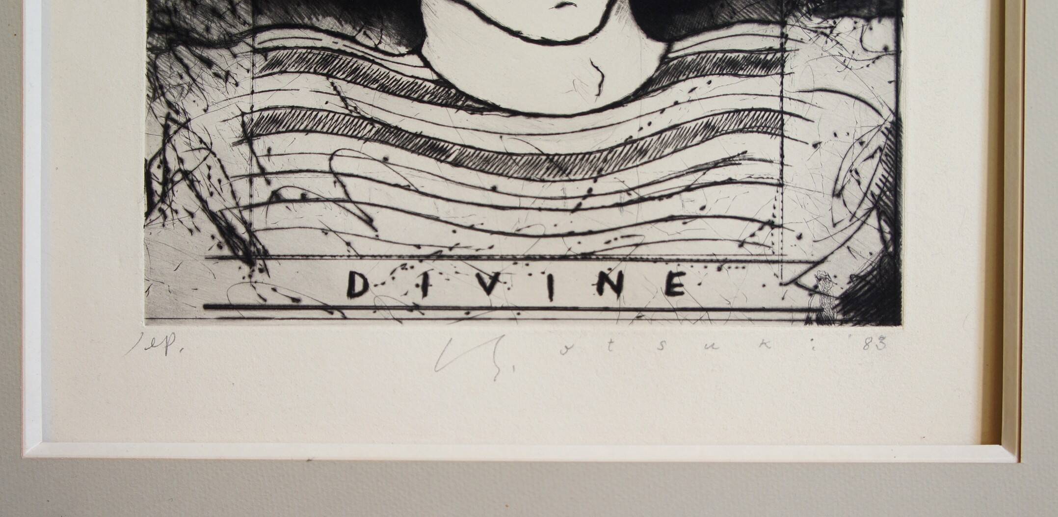 Yujiro OTSUKI (1948-), original signed print, 1983