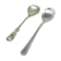 AAR Pair of Tea Spoons, Silver-Plated Brass, Poland, 1960s