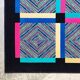 1990s Ottavio Missoni "Square" Geometric Wool Rug Exceptional Italian Postm