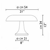 Giancarlo Mattioli - Artemide - Table lamp - Nesso Orange