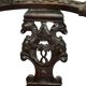 Antique Italian Oak Corner Chair Renaissance Style