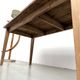 Farm table with tapered legs, L155 cm