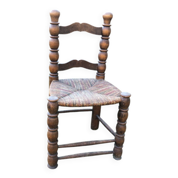 Chaise paillée