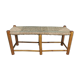 Mulched bench
