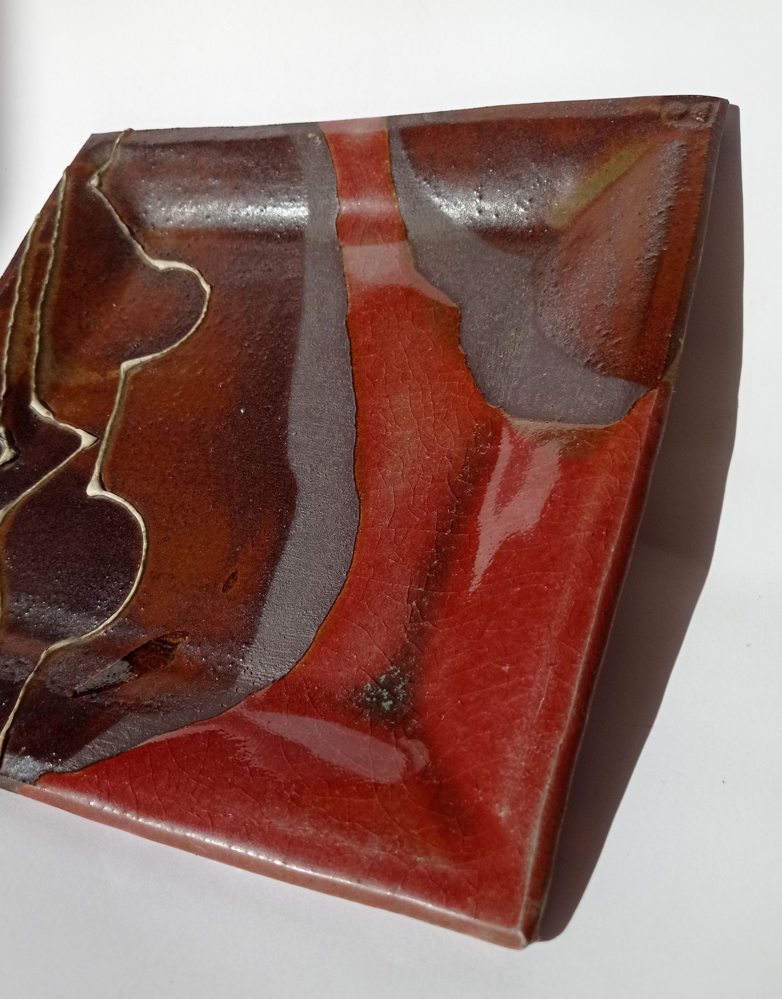 Sandstone plate by Jean Cacheleux