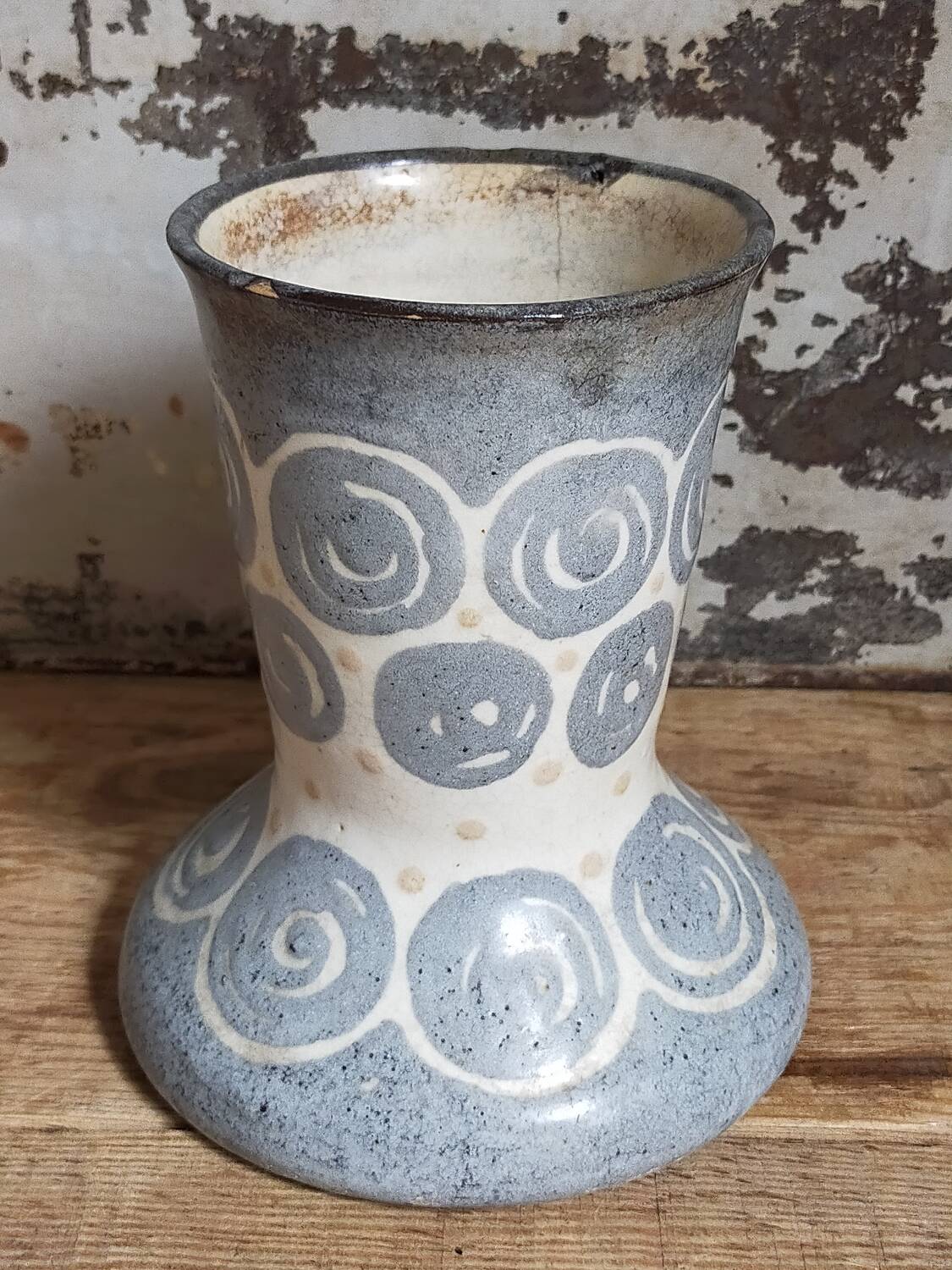 Elchinger fils Art Deco ceramic vase