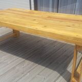 Table bois esprit palettes