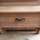 Toilet or pharmacy cabinet with old mirror