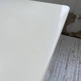 80s lacquered desk and mirror