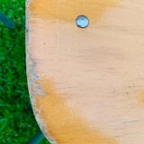 Set of 4 school chairs - wood & metal