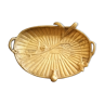 Empty bronze pocket decoration basket snail and wheat