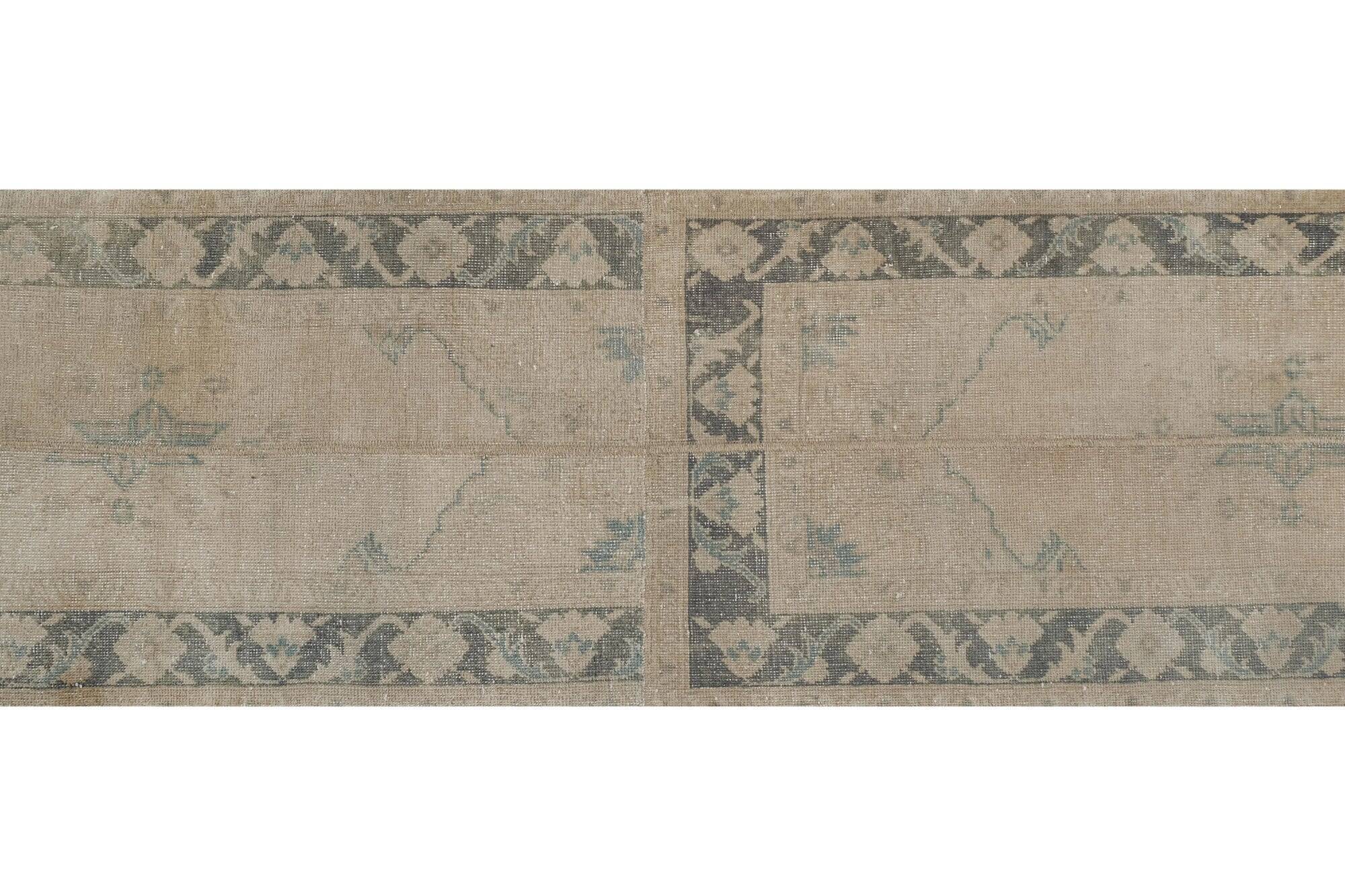 Vintage Turkish hallway rug 68x787 cm