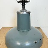 Industrial Grey Enamel Pendant Lamp from Siemens, 1930s
