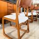 Set of 6 vintage Baumann sled chairs