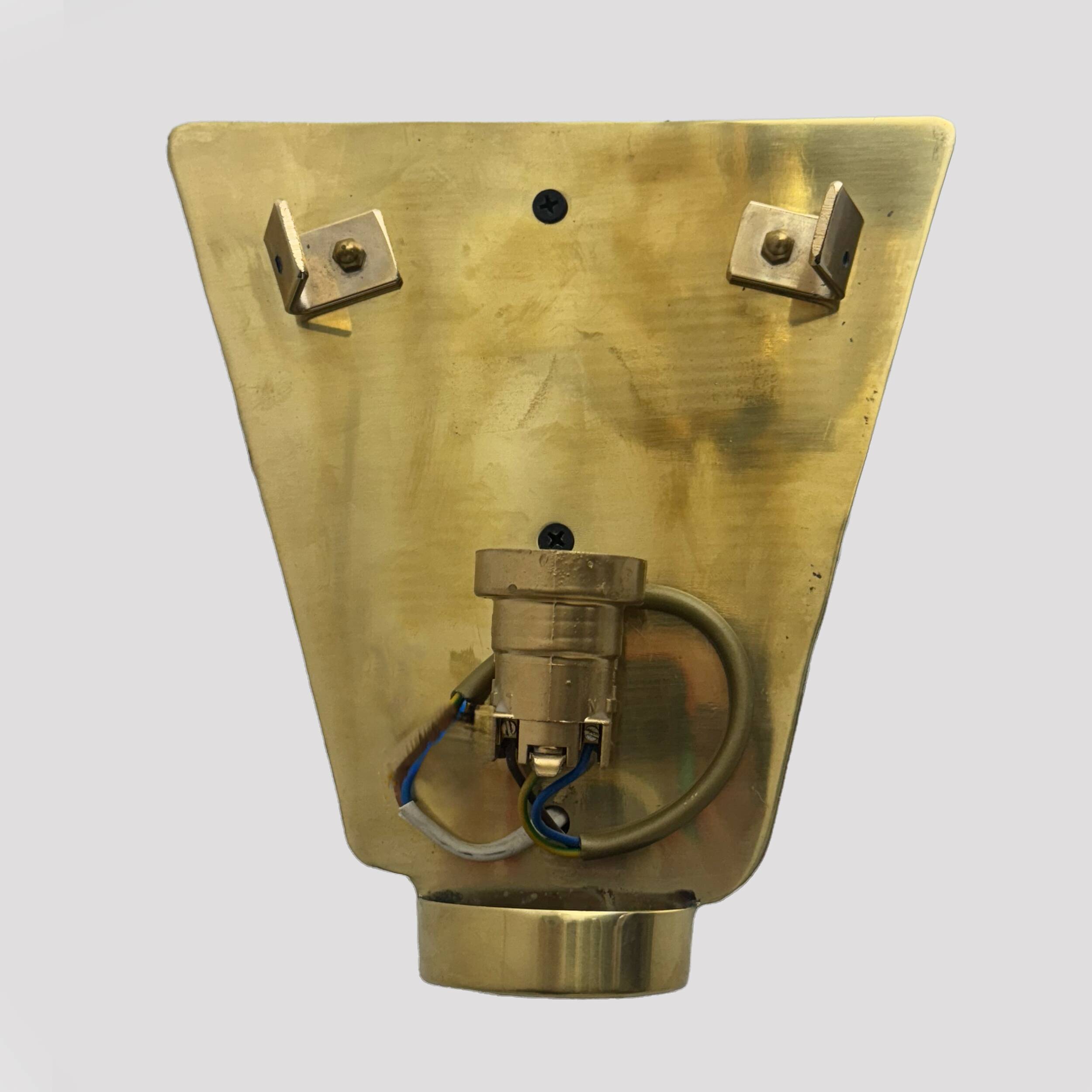 Pair of Mid-century Modern Italian "Rostrato" Murano Glass Sconces